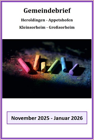 Gemeindebrief November 2025 bis Januar 2026